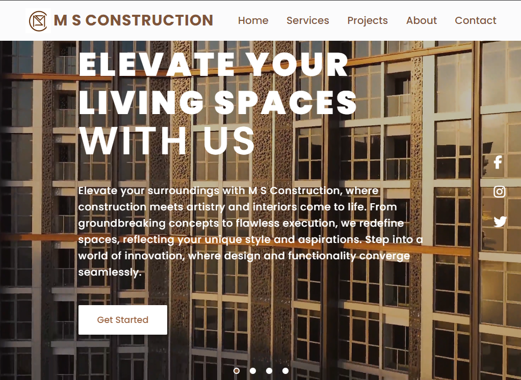 Project poster: Full Web Development Project With JavaScript